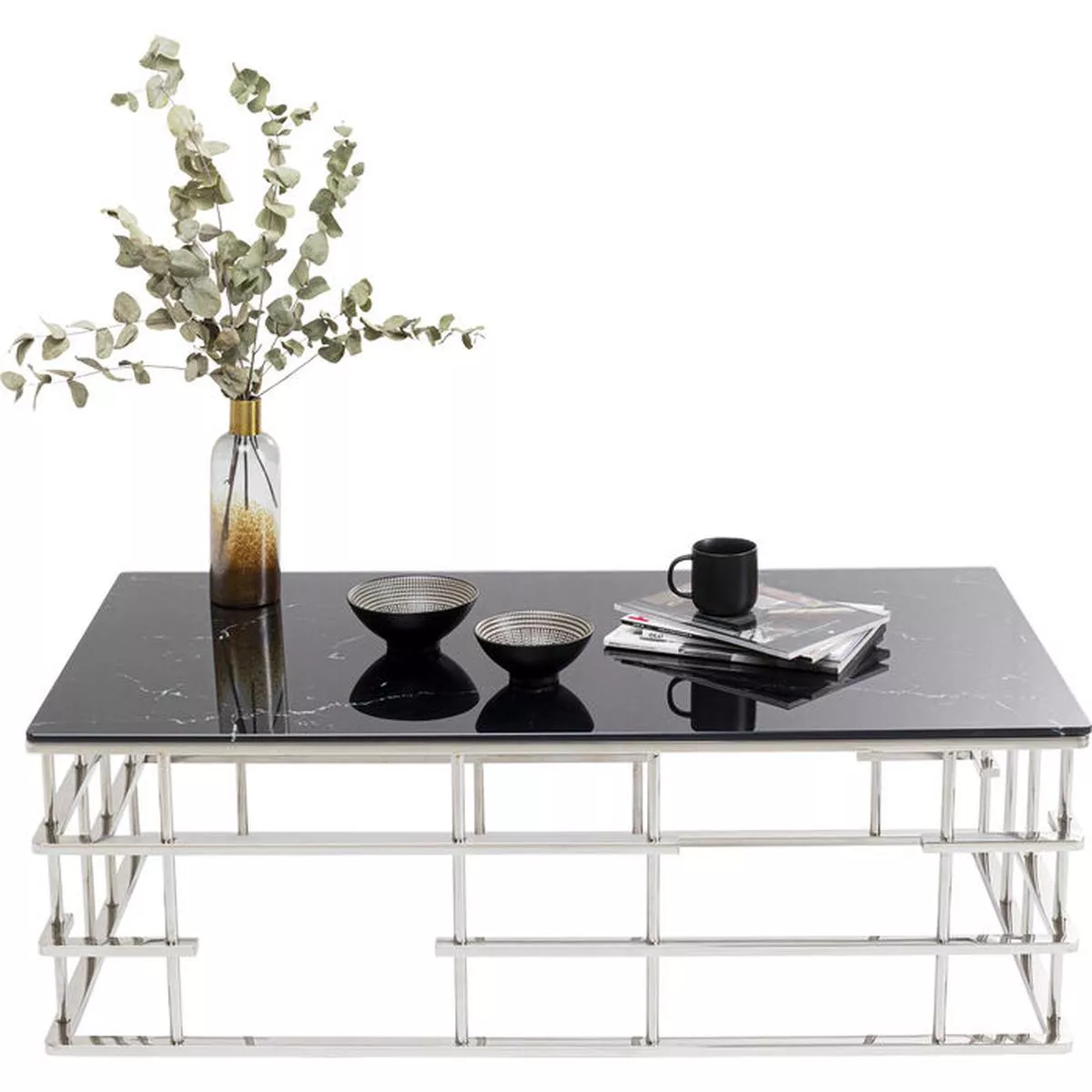 02 Coffee Table Rome Silver 130x70cm
