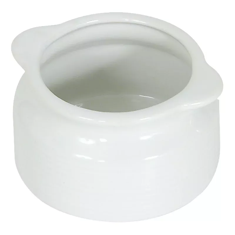 Browne Onion Soup Bowl Two Handles 12 oz White