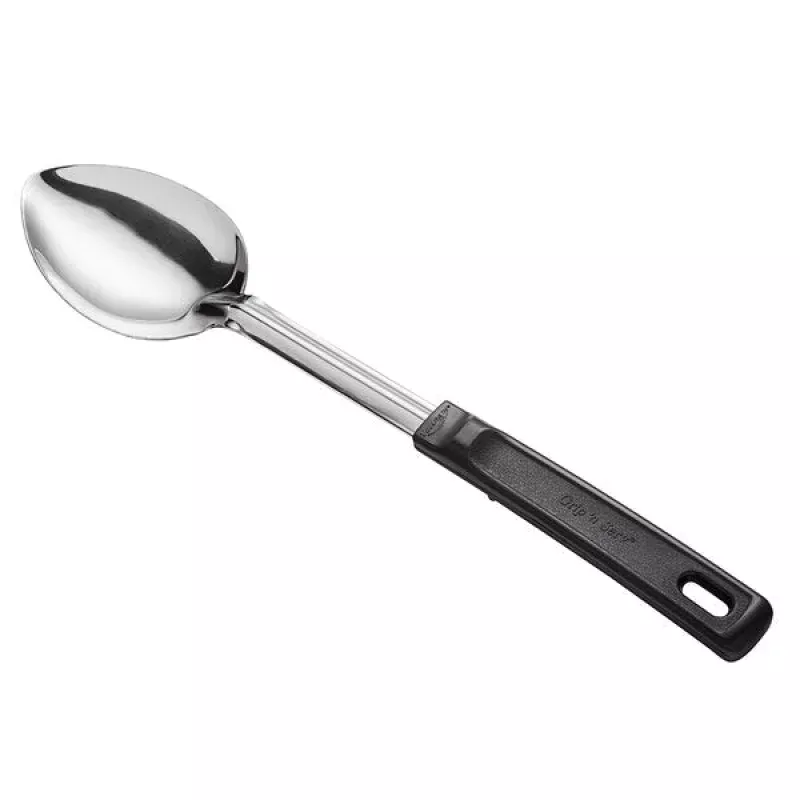 Vollrath Grip N Serve Solid Basting Spoon Stainless Steel/Black Handle